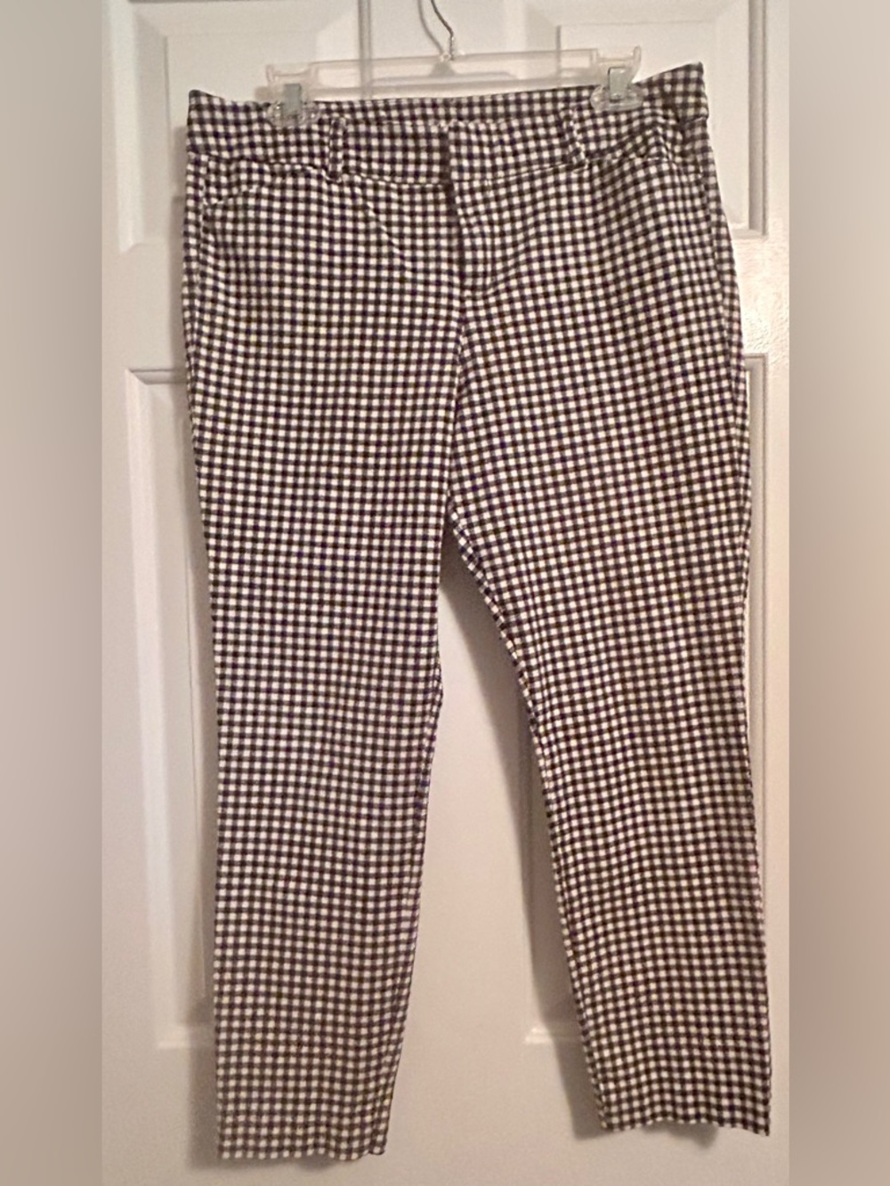 Old Navy Pixie Black and White Ankle Pants